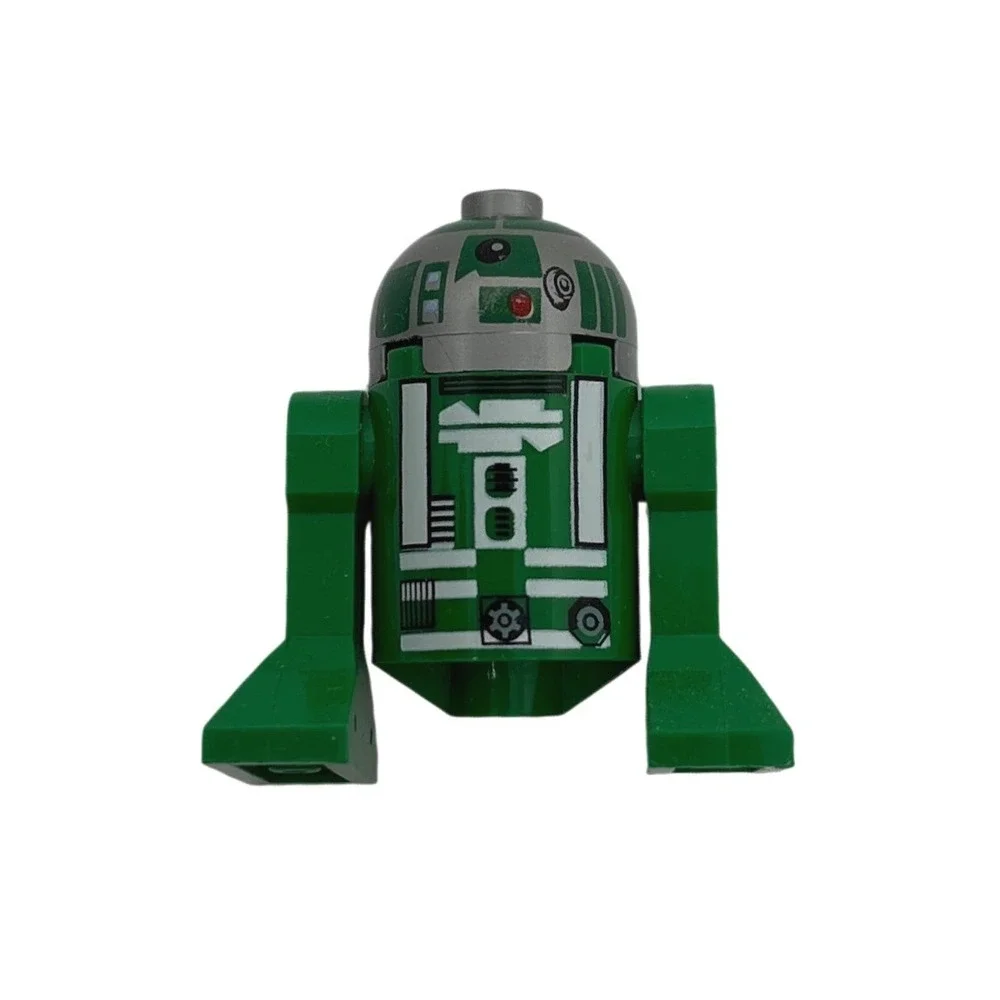 LEGO Star Wars Astromech Droid R3-D5 Minifigure Green Silver 9498 sw0393